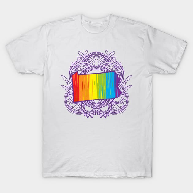 Pennsylvania Mandala Pride T-Shirt by Manfish Inc.